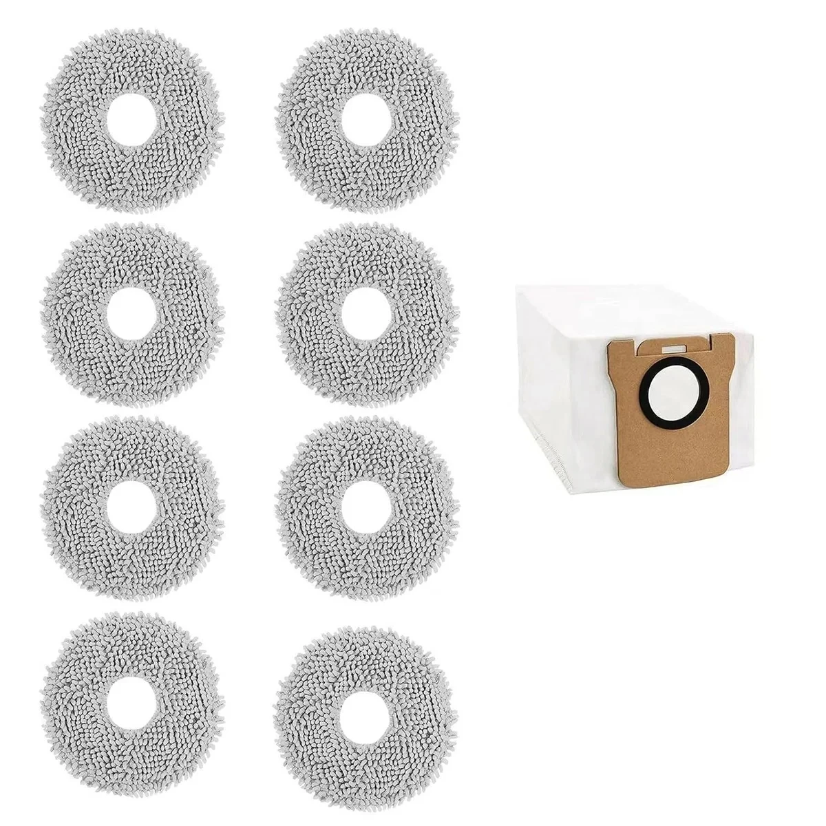 Confezione Da 8 Mop Pad Per Dreame L10S Ultra, Mop Pad Lavabili Per Dreame L10 Ultra / L10S Pro / L10S Ultra Robot Vacuum