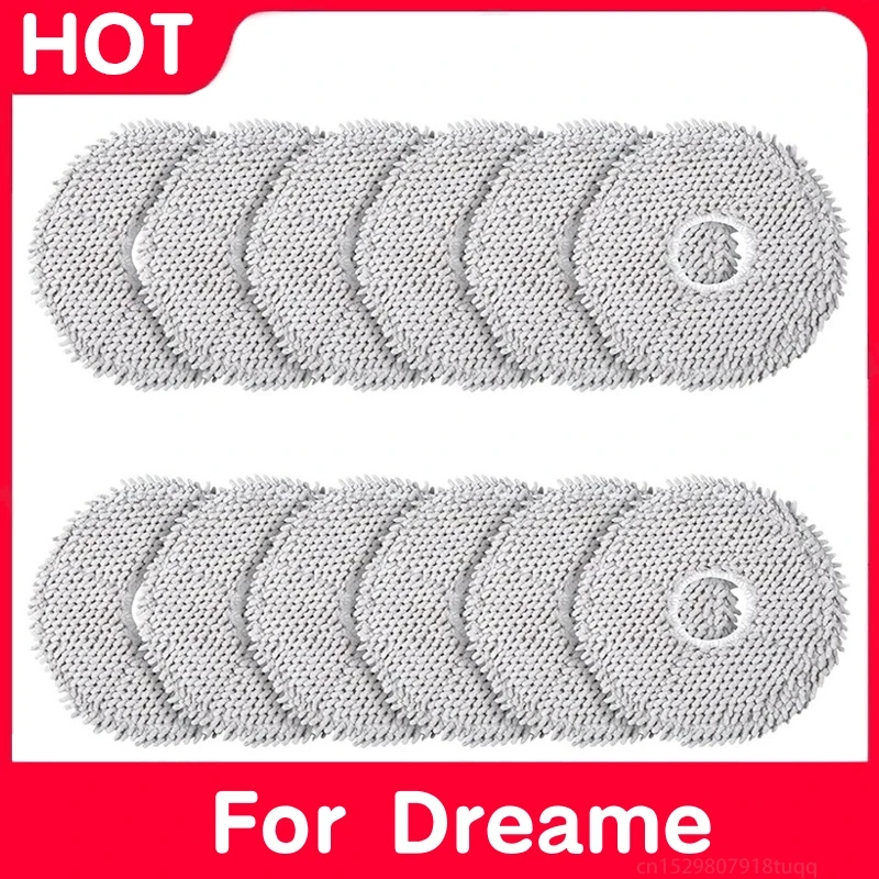Per Dreame L10S Ultra/L10 Ultra X10 + Robot Aspirapolvere Microfibra Wet Mop Pad Confezione Da 10/12 Salviette Pezzi Di Ricambio