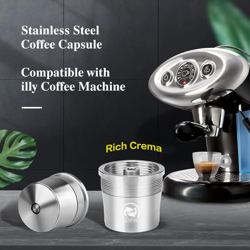 Capsula Di Caffè Riutilizzabile Recafimil Per Macchina Da Caffè Illy Ricarica Crema Filtro Per Caffè Pod In Acciaio Inossidabile