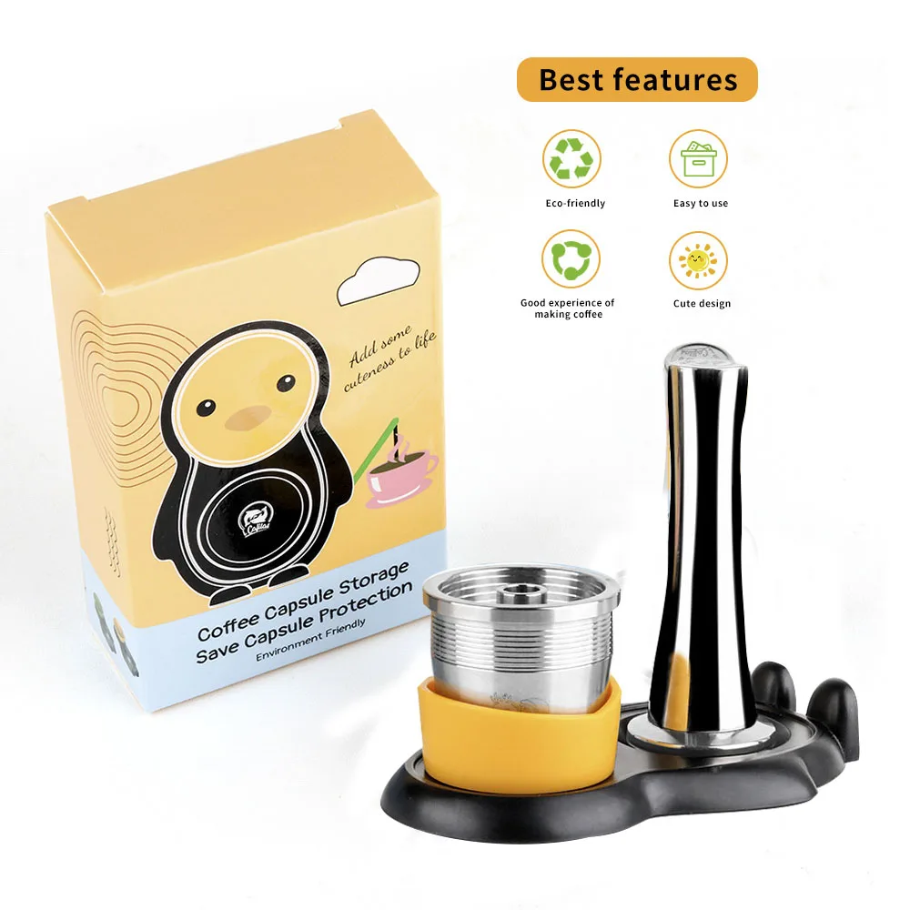 Icafilas Set Di Manomissione Per Filtro Da Caffè Illy Riutilizzabile In Acciaio Inossidabile Capsule Ricaricabili Pod Manomissione Per Illy X9 X8 X7.1