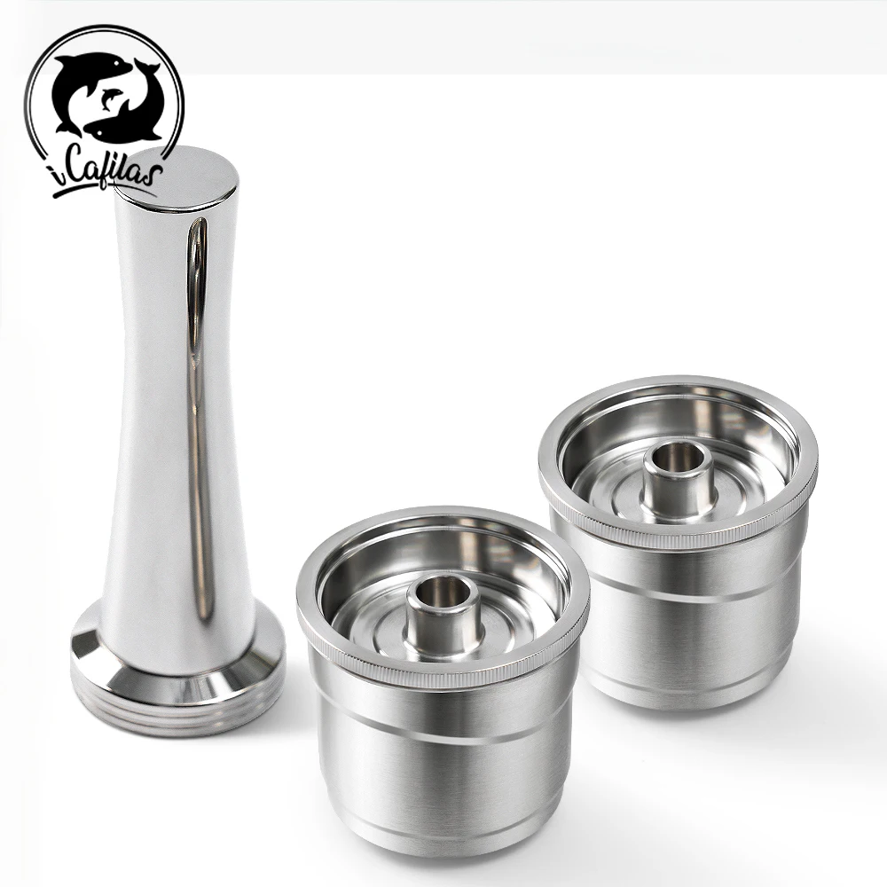 Icafilas Capsula Di Caffè Riutilizzabile Illy 304 Compatibilità Crema Ricca In Acciaio Inossidabile Illy X7,Illy Y3,Illy Y5