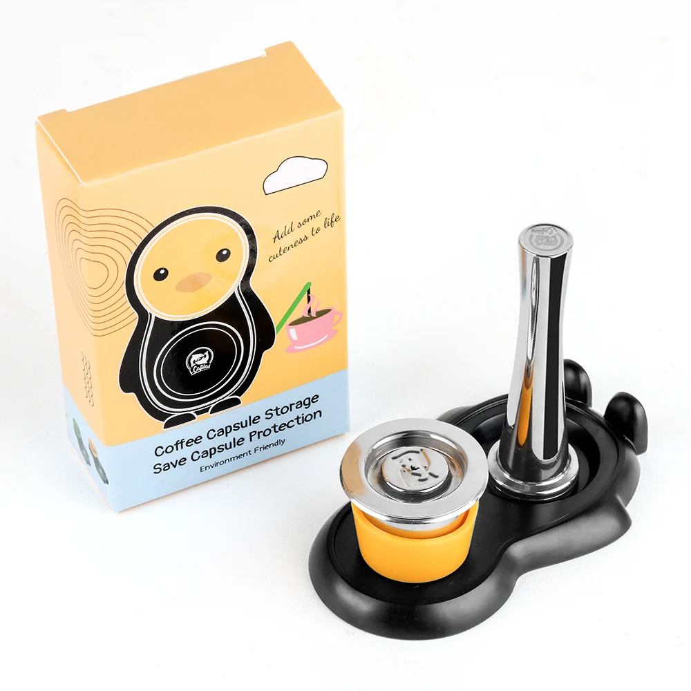 Icafilascute Dolphin Coffee Capsule Base 3 Tipi Per Dolce Gusto Per Nespresso Per Illy Riutilizzabile