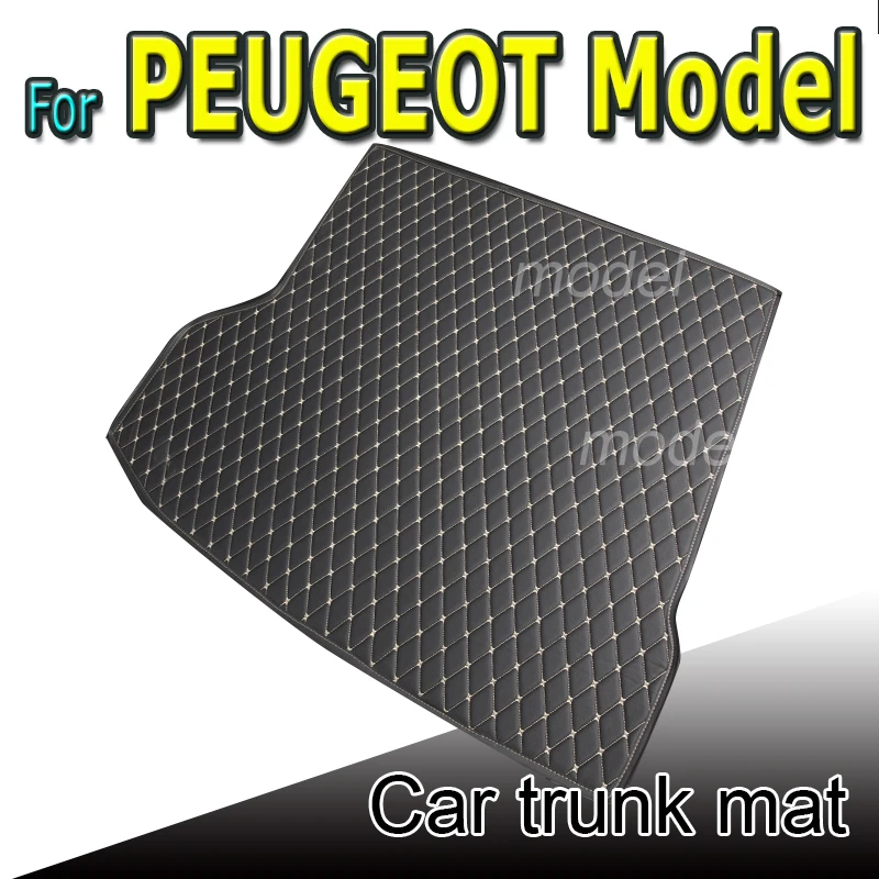 Tappetino Per Bagagliaio Impermeabile Per Peugeot 5008 Rcz 206 607 405 Rifter 5 Posti 208 Gt Line Cargo Liner Boot Tappeti