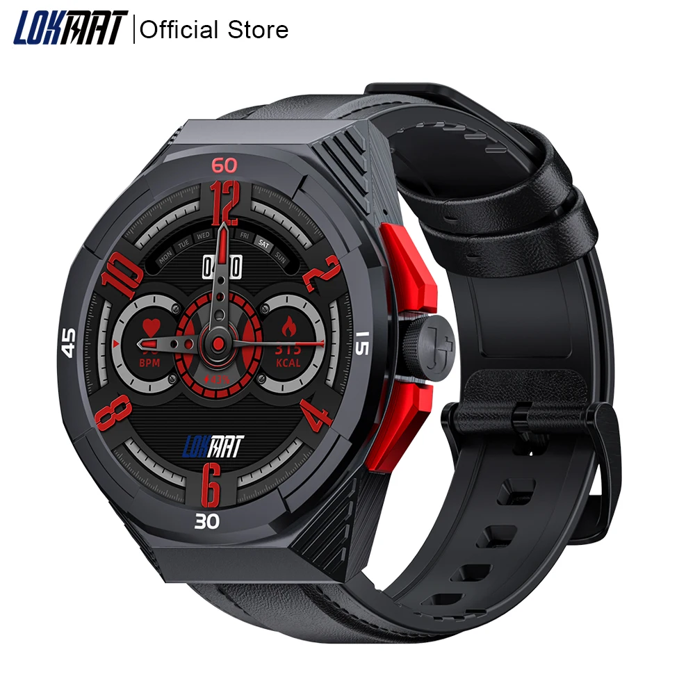 Lokmat Comet 2 Pro Smart Watch Chiamate Bluetooth Orologio Fitness Tracker Impermeabile Messaggio Di Frequenza Cardiaca Push Smartwatch Per Telefono