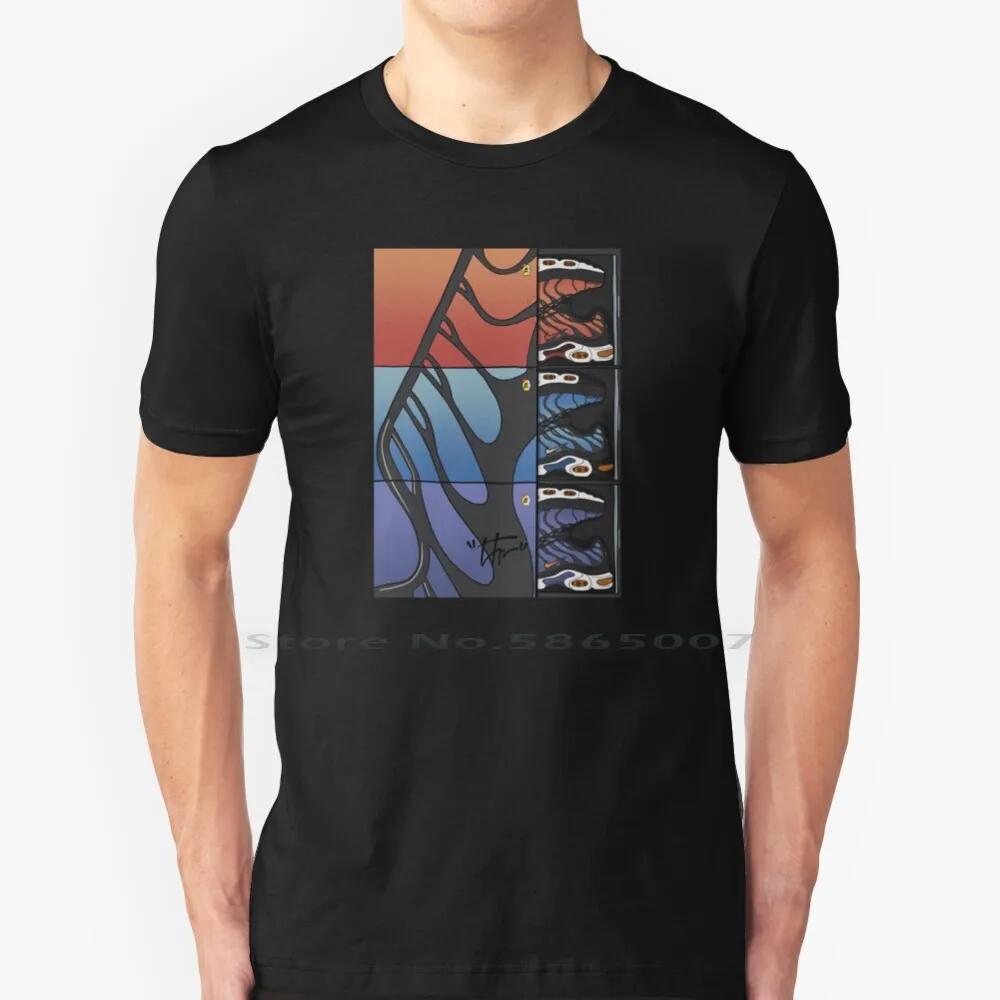 Max Plus Tn Stampa T Shirt 100% Cotone Sneaker Air Sneaker Stuff Skatebording Hypebeast Scarpa Hypesneaker Basket Aj Big