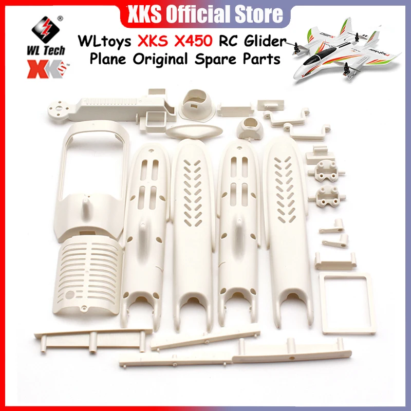 Wltoys Xks X450 Rc Aliante Aereo Pezzi Di Ricambio X450-0021 Parti In Plastica Kit Staffa Di Base Del Motore Gruppo Parti Di Guscio In Plastica Set V