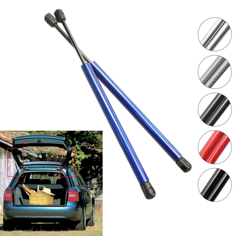 In Fibra Di Carbonio Per Audi A6 (C5/4B) Station Wagon 1997-2004 Posteriore Tronco Portellone Boot Ascensore Supporta Struts Gas Springs Ammortizzator