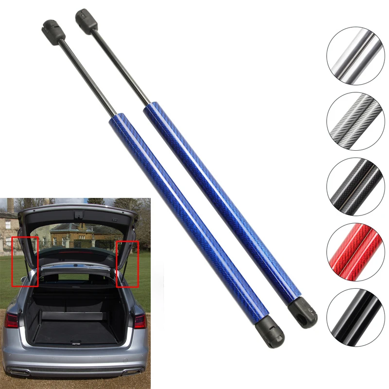 In Fibra Di Carbonio Per Audi A6 (C7/4G) Station Wagon 2011-2020 Posteriore Tronco Portellone Boot Ascensore Supporta Struts Gas Springs Ammortizzator
