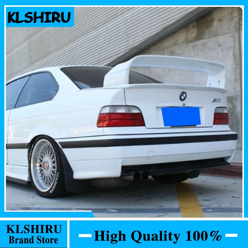 Per Bmw E36 M3 Spoiler 1990-2000 Bmw Serie M3 Spoiler Con Luce Abs Plastica Materail Spoiler Non Verniciato Per Bmw E36 M3 Spoiler