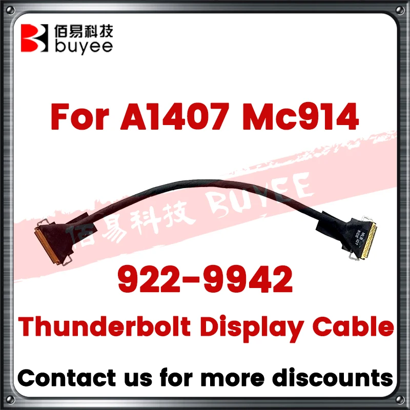 Originale Usato 922-9942 Per Apple A1407 Mc914 27 "Cavo Display Thunderbolt Lvds Led Schermo Lcd Porta Display Cavo Flessibile Sostituire