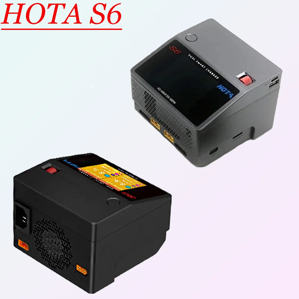 Caricabatterie Hota S6 15A Dual Channel Smart Ultra Small Size Ac400W /Dc650W Per Batteria Lipo Lihv Life Liion Nizn Nicd Nimh