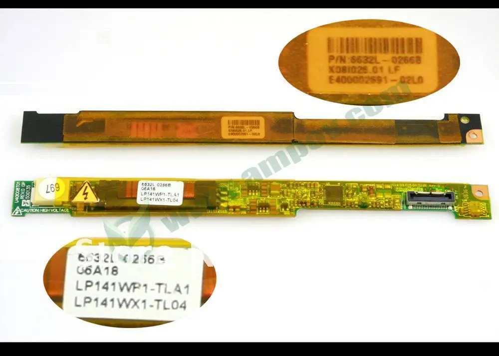 Inverter Lcd Per Dell Inspiron 1300 1501 9200 9300 9400 630 M B120 E1405 E1505, Latitude D420 D620 D630 Series-6632L-0266B