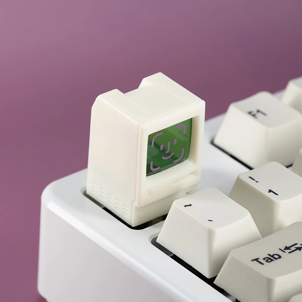 80S Mac Macintosh Style Keycap Classic Retro Custom Abs Key Cap Per Tastiera Meccanica Keycaps Vintage Traslucidi Esc