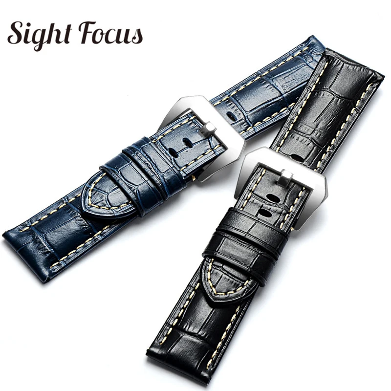 20Mm 22Mm 24Mm 26Mm Cinturino Per Orologio In Vera Pelle Per Cinturino Per Orologio Sommergibile Panerai Cinturino Per Orologio Luminer Luminer Due Ci