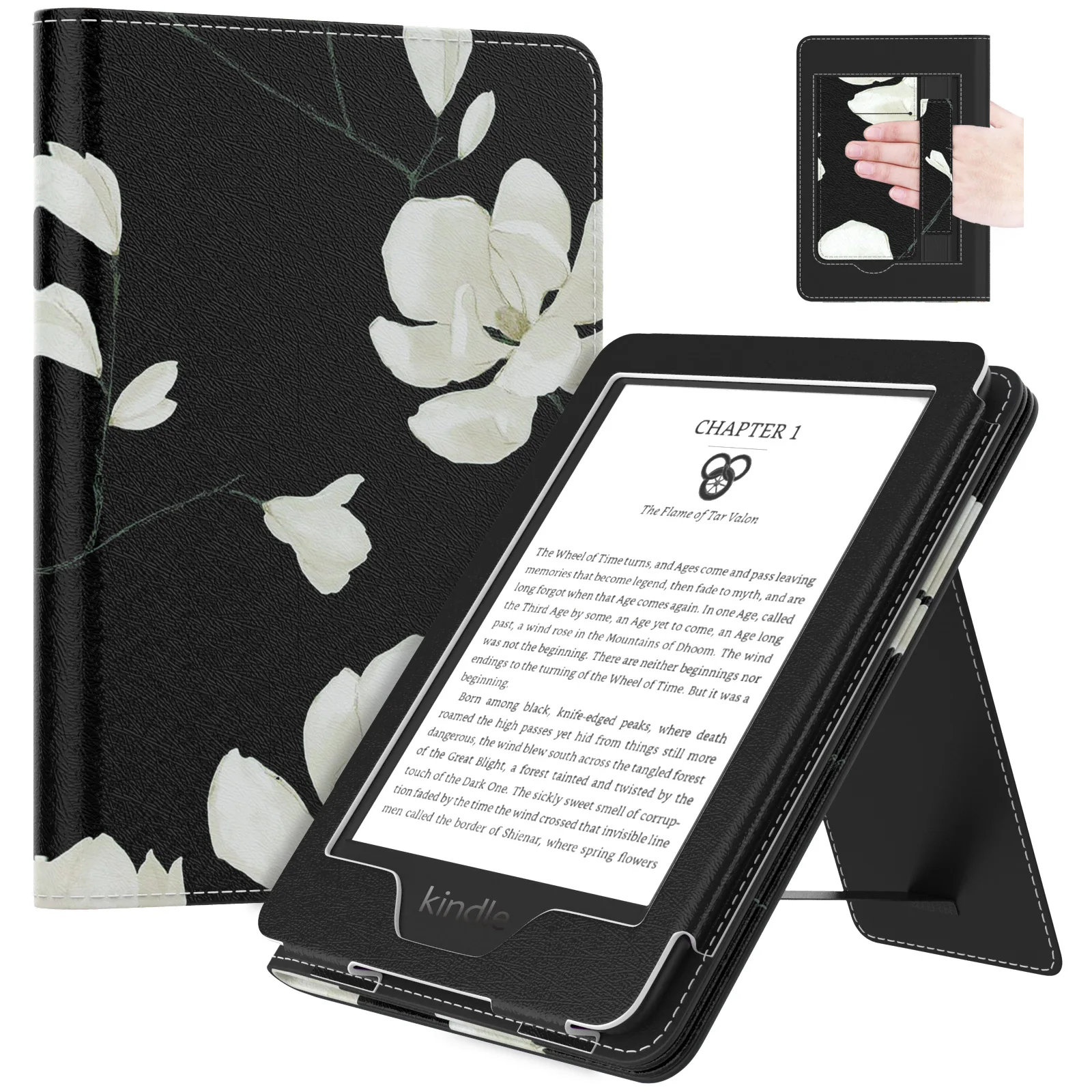Custodia Moko Per Kindle Da 6 "(11Th Gen,2022 )/Kindle (10Th Gen,2019)/Kindle 8Th Gen, Cover In Pu Ultraleggera Con Riattivazione Automatica
