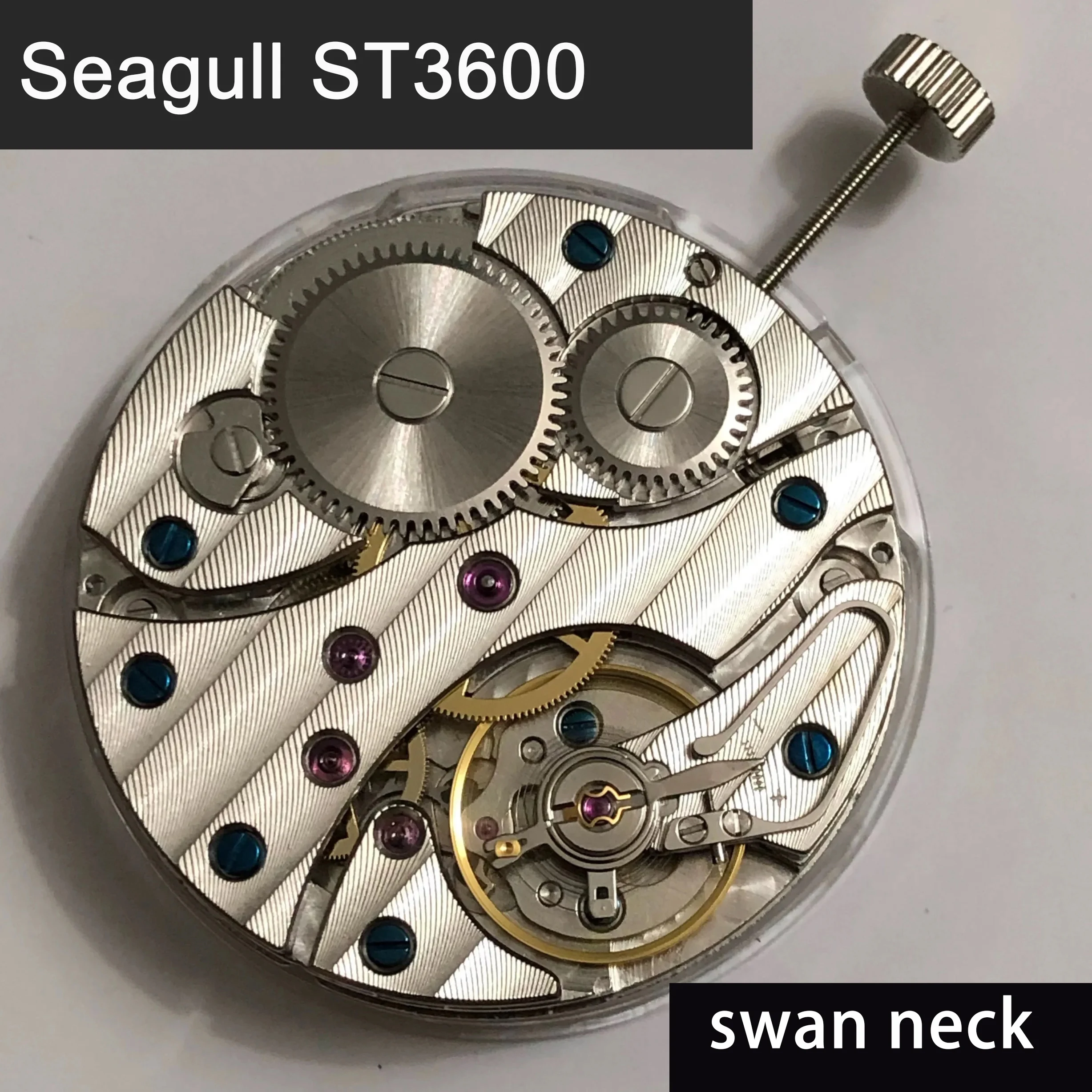 Nuovo Gabbiano Swan Neck St3600 Movimento Meccanico St36 Orologio Cinese Da Uomo Eta 6497 Avvolgimento Manuale 17 Gioielli
