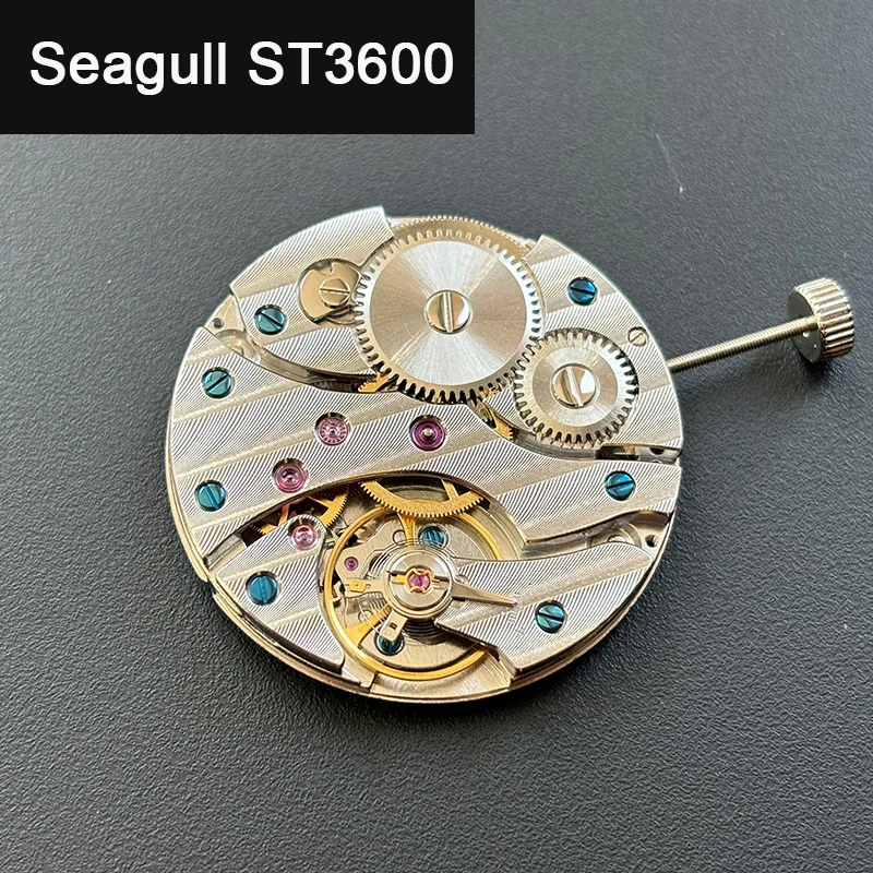 Nuovo Gabbiano St3600 Movimento Meccanico St36 China Watch Men Eta 6497 Hand Wind 17 Jewels Watch Case Fit Repair Part