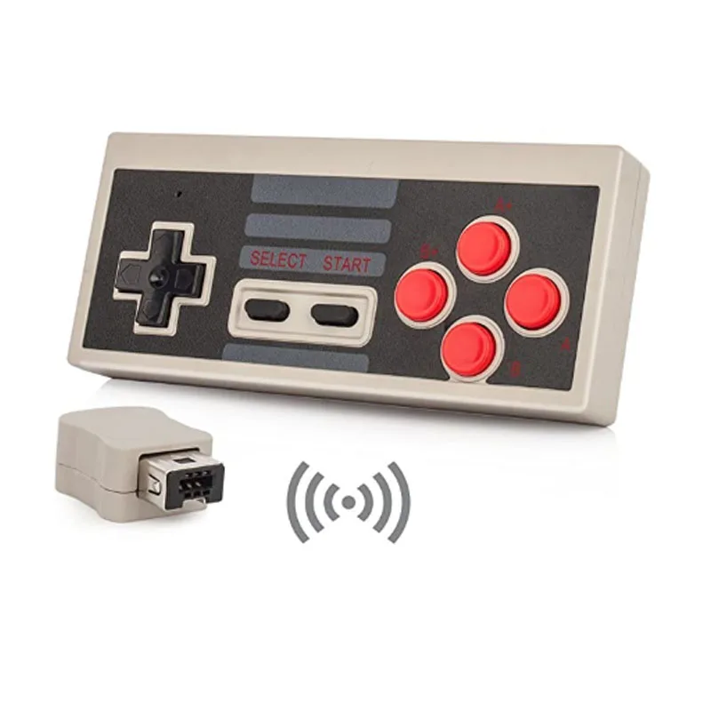 Per Mini Nes Game Controller Wireless Rosso E Bianco 2.4G Wireless Controller Mini Classic Edition
