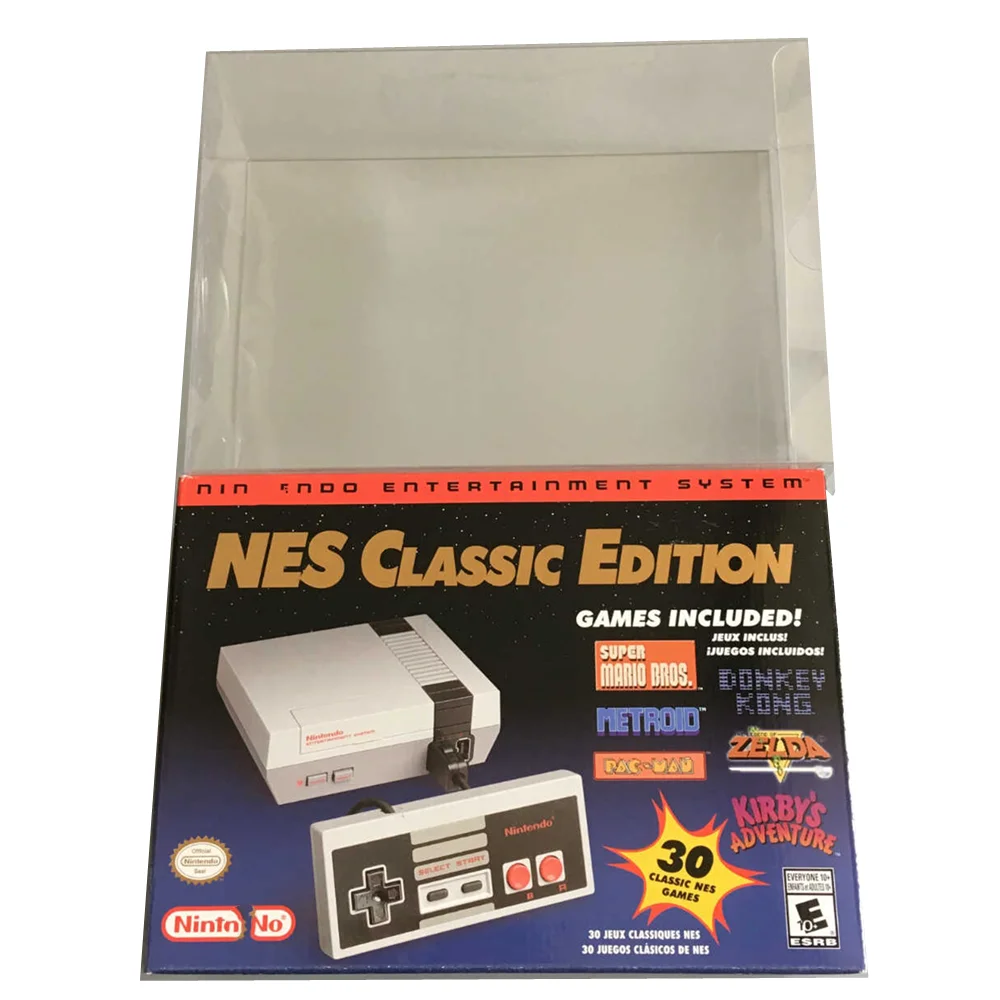 Espositore Da Collezione Per Nes Mini/Nintendo Entertainment System: Nes Classic Edition Storage Scatole Trasparenti Collect Case
