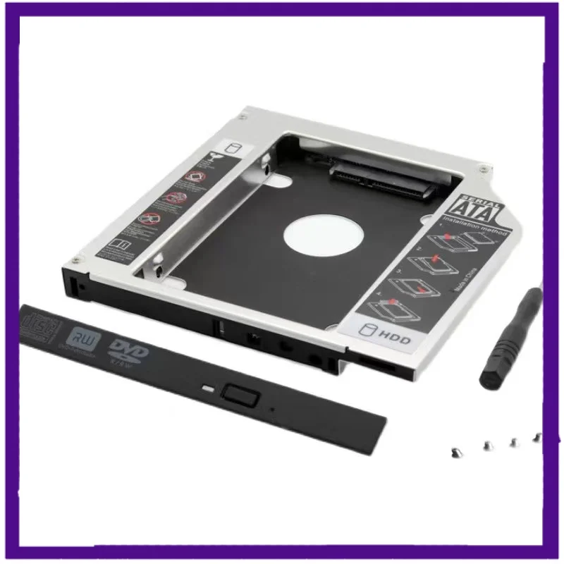 12.7Mm 2Nd Hdd Ssd Hard Drive Optical Bay Caddy Frame Adapter Per Hp Elitebook 8460P 8470P 8560P 8570P 8760P 8440P