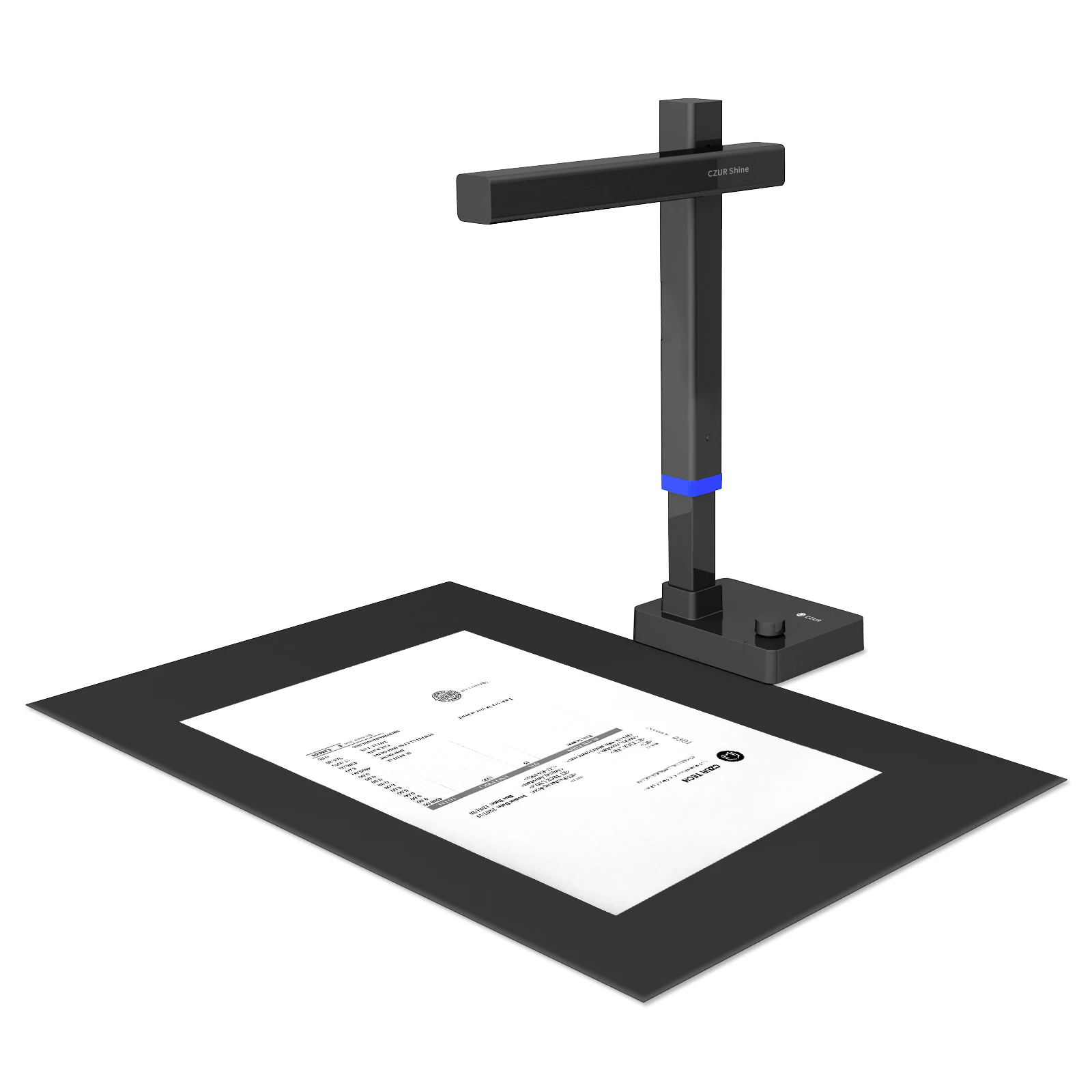 Czur Shine Ultra Pro Book Scanner, Scanner Per Documenti Da 24Mp, Fotocamera Per Documenti Usb Portatile, Scansione Formato A3 Massimo Con Altezza Reg