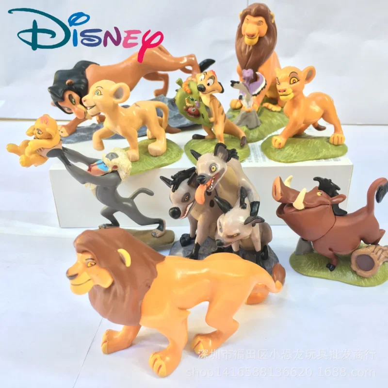 9 Pz/Set Disney The Lion King Figures Simba Mufasa Nala Hyenas Timon Pumbaa Sarabi Sarafina Scar Pvc Action Figure Dolls Toys