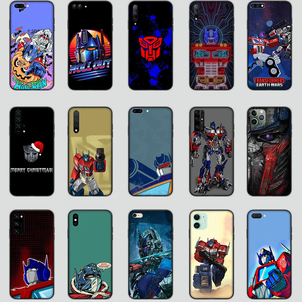 Mt-116 Transformers Case Per Oppo Reno 10X Zoom 2 2Z 2F 4 4F Lite F19 Find X3 Neo 8 Pro Black Cover