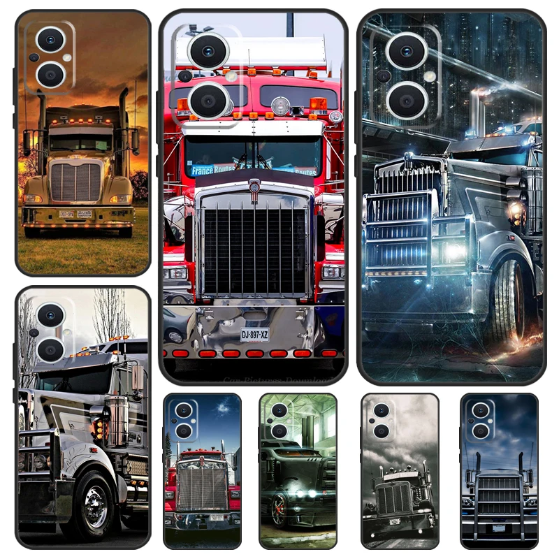 Cool Heavy Truck Car Case Per Oppo Reno 7 8 10 Pro 8T 2Z 4Z 5Z 6 Lite Oppo Find X6 Pro X2 X5 Lite X3 Neo Cover