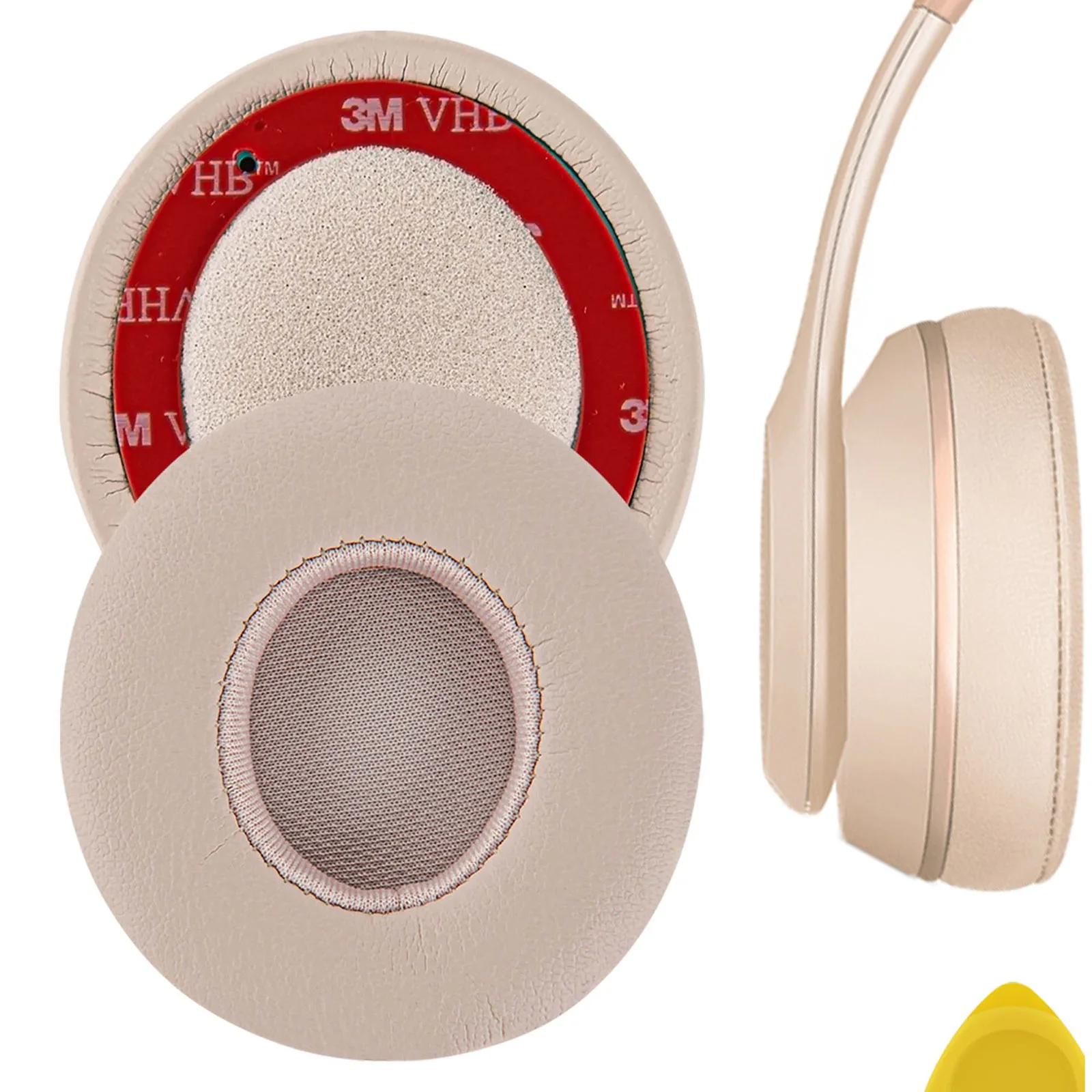 Cuscinetti Auricolari Di Ricambio Geekria Quickfit Per Beats Solo 3 (A1796), Cuffie On-Ear Wireless Solo 3.0