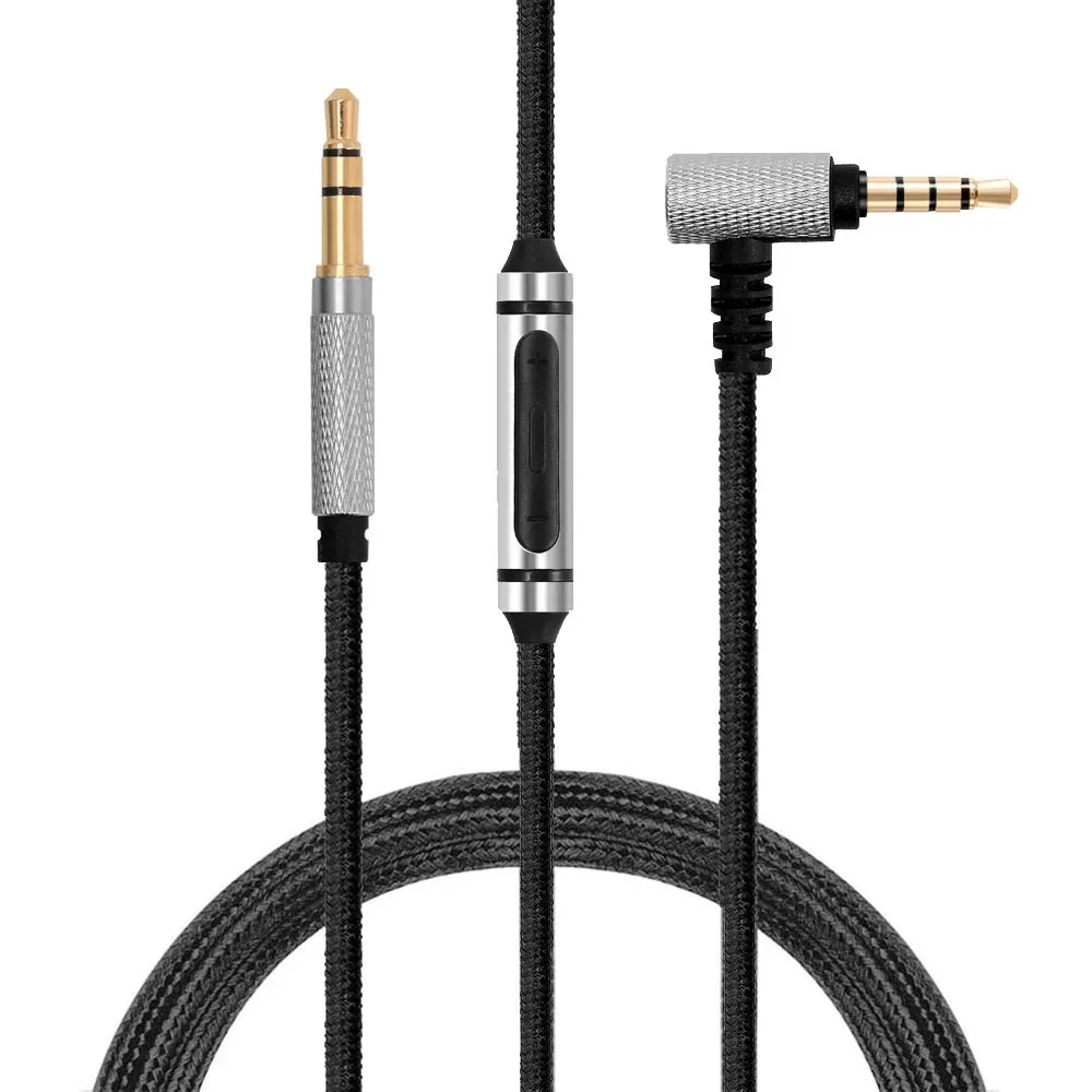 Cavo Di Prolunga Aux Di Ricambio Intrecciato In Nylon Per Beats Ep Solo Studio 1 2 3 Pro Detox Wireless Mixr Executive Headphones