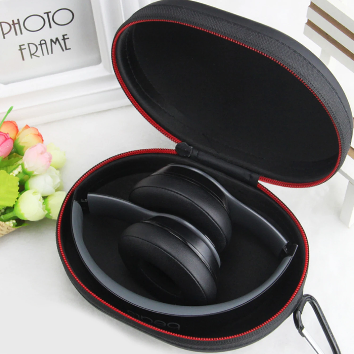Custodia Rigida Portatile Protettiva Per Beats Monster By Dr.Dre Studio 2.0 Solo Hd Over-Ear Wireless Headphones Box Accessori
