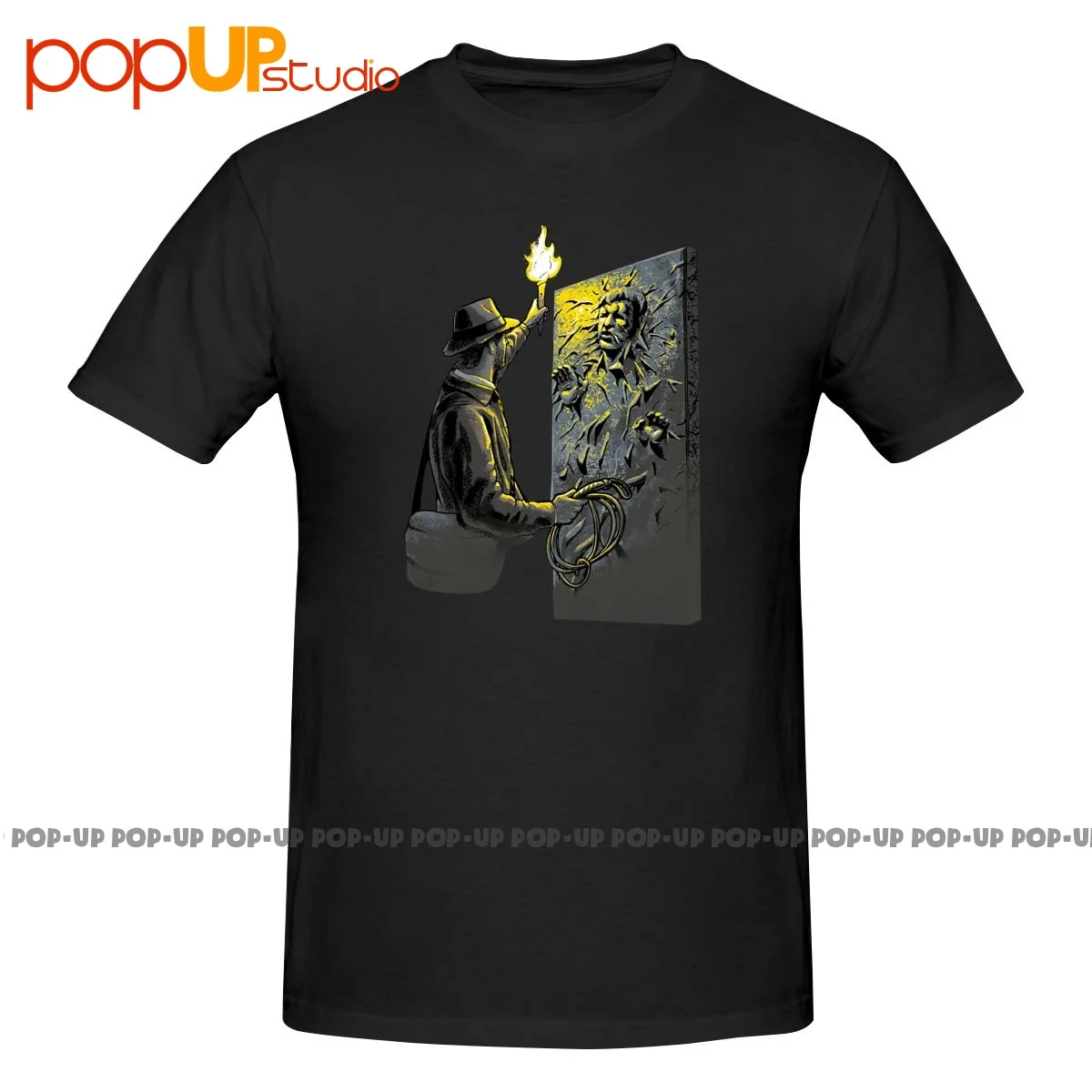 Indiana Jones Han Solo Carbonite Cool Casual Shirt T-Shirt Tee Vtg Unique Splicing Hot Deals