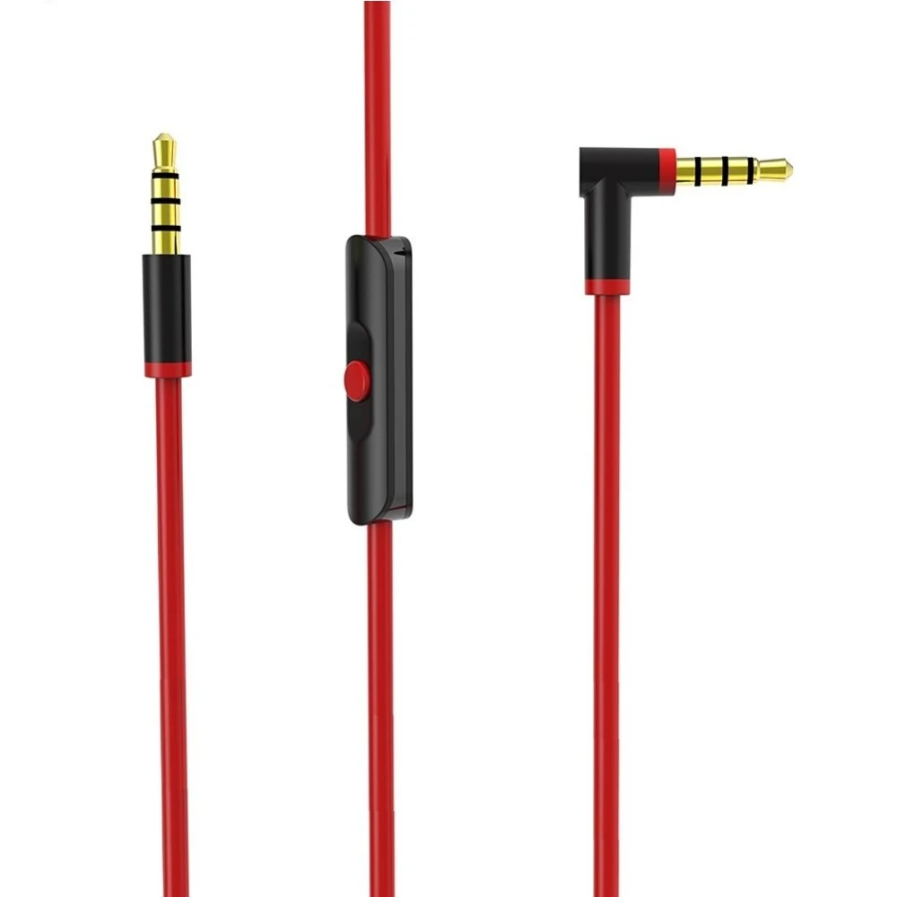 Sostituzione Cavo Audio Beats + Telecomando/Microfono In Linea Per Beats By Dr. Dre Headphone Solo 2/3 Hd/Studio/Pro/Detox
