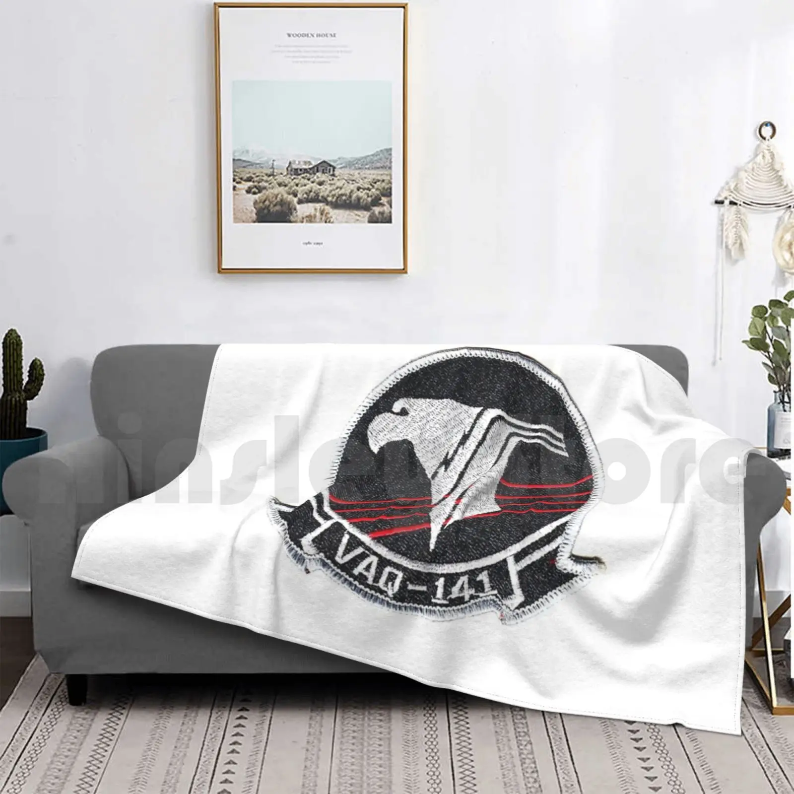 Vaq-141 Shadowhawks Alternativa Patch Coperta Moda Personalizzata Attacco Elettronico Squadron 141 Shadowhawks Sostituzione Flotta