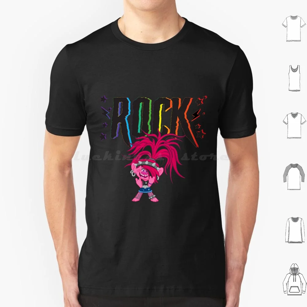 Trolls World Tour Poppy Rock T Shirt Uomo Donna Bambini 6Xl Trolls Trolls World Tour Poppy Branch Dreamworks Kids Christmas Poppy