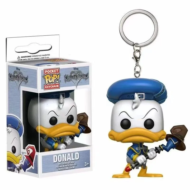 Funko Pop Disney Cartoon Scrooge Mcduck Pocket Portachiavi Vinyl Action Figure Modello Da Collezione Giocattoli Per Bambini Regalo Di Natale