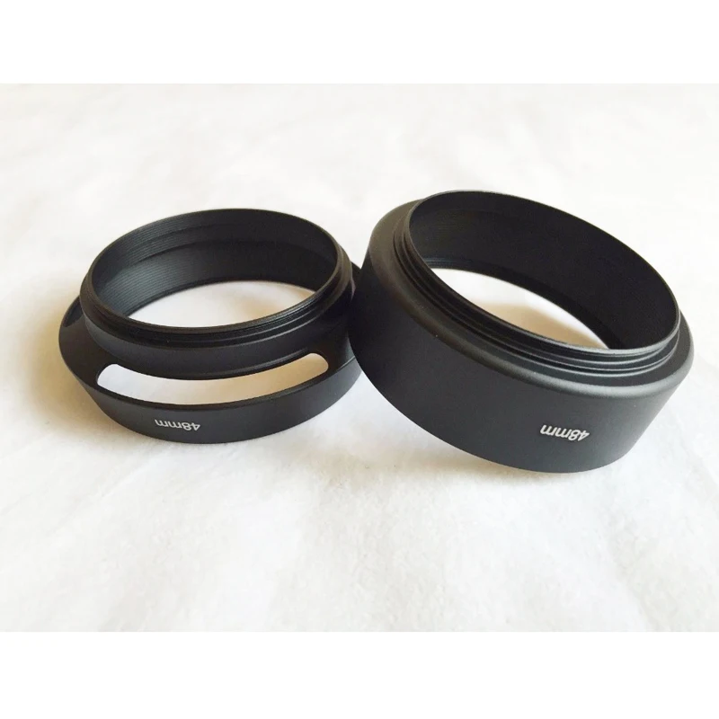 Nuovo Cappuccio Per Obiettivo Da 48Mm + Cappuccio Da 55Mm Per Canon Canonet Ql17 Giii Spedizione Gratuita