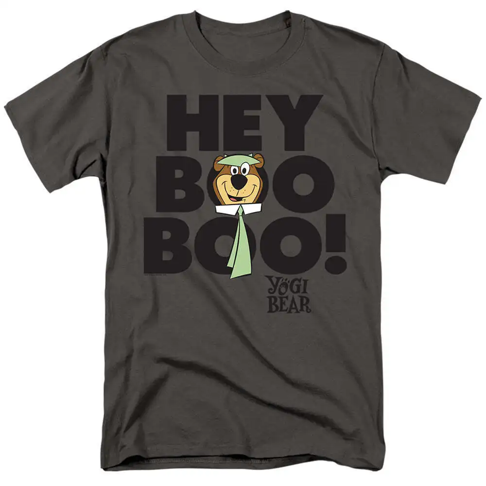 Yogi Bear Hey Boo Boo-T-Shirt Regular Fit Da Uomo