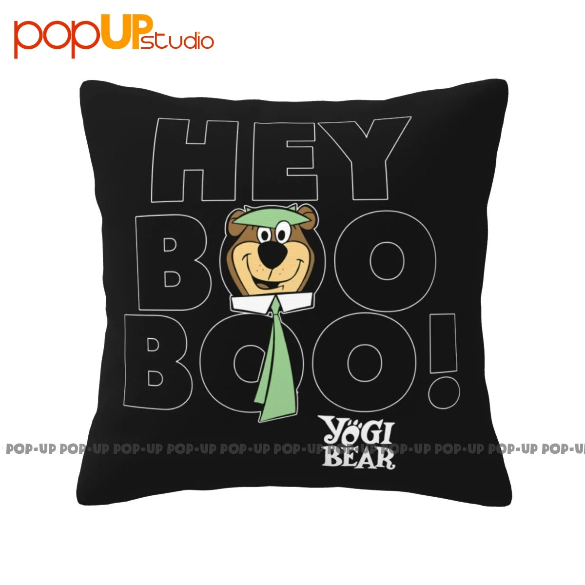 Custom Yogi Bear Hey Boo Boo Federa Fodera Per Cuscino Biancheria Da Letto