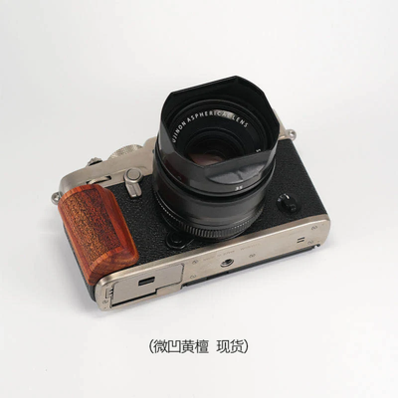 For Fuji Fujifilm X-Pro3 Xpro3 Camera Grip Handle Replacement With Tape Walnut Wooden Shake Handle Part