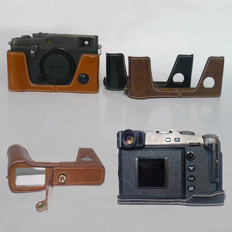 Dell'Unità Di Elaborazione Di Caso Di Cuoio Sacchetto Della Macchina Fotografica Per Fuji X-Pro 3 Fuji Pellicola Xpro3 Guscio Protettivo Coperchio Inf
