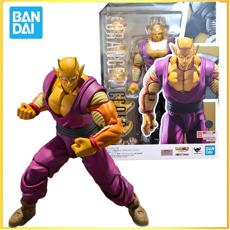 Bandai Original S.H. Figuards Shf Dragon Ball Z Orange Piccolo Bick Big Devil Anime Action Figure Toy Gift Model Collection