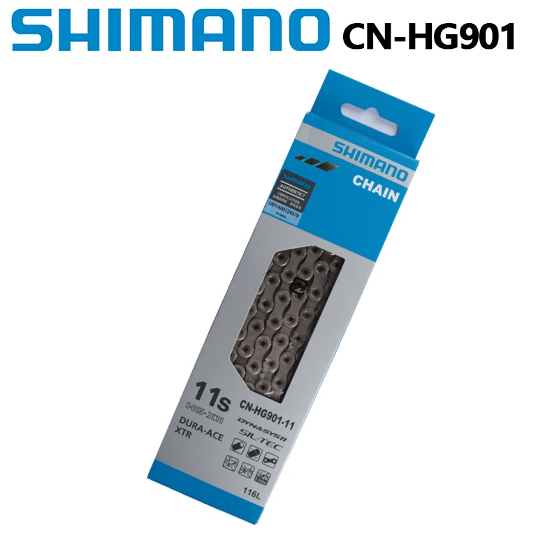 Shimano Dura Ace 9000 Xtr Cn-Hg901 Hg900 11S Catena Di Velocità 116L 114L Hg901 Catena Per M9000 R8000 R7000 6800 5800
