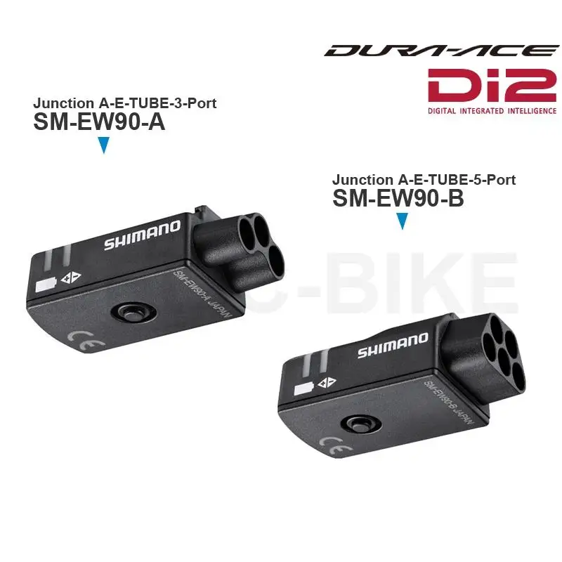 Shimano Sm-Ew90-Junction A-E-Tube-Sotto Attacco Stelo-3/5-Port Per Dura-Ace 9070 Si Collega Con E-Tube Fili Da Di2 Shifters