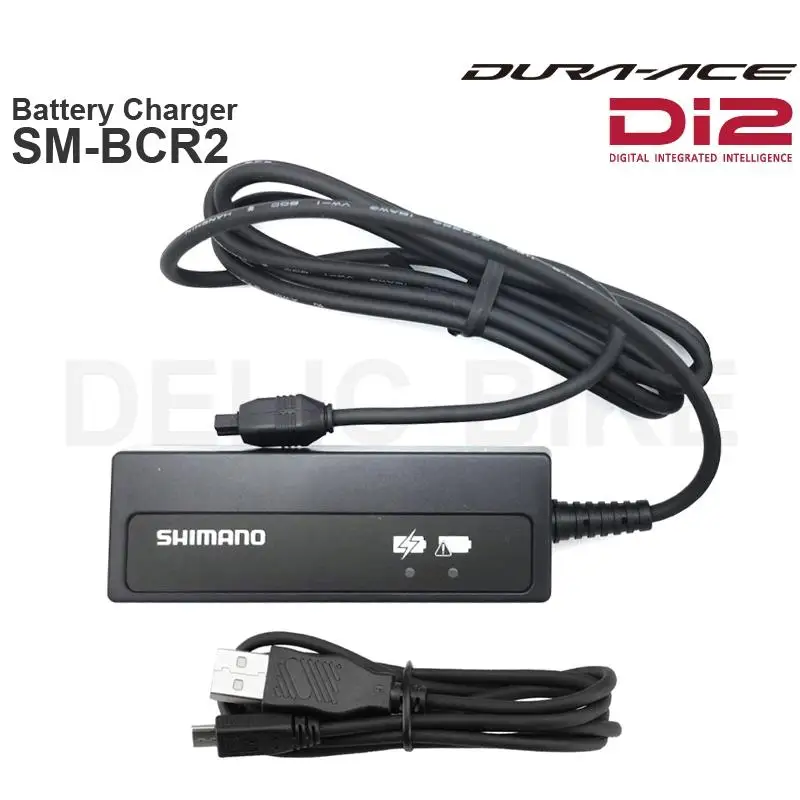 Caricabatterie Shimano Dura-Ace R9150 Sm-Bcr2-Dispositivo Di Collegamento Pc Per La Ricarica Su Batterie Interne Shimano Di2 (Bt-Dn110)