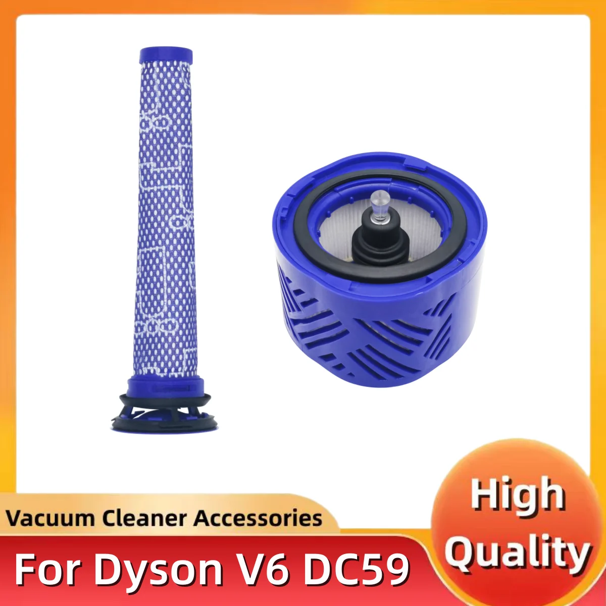 Filtro Pre & Post-Motore Hepa Filtro Kit Adatto Per Dyson Dc59 V6 Aspirapolvere Parti Dy-96674101 E Sostituzione Dy-96566101