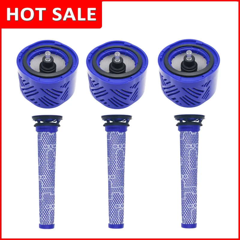 Filtro Hepa Pre E Post-Motore Da 6 Pezzi Per Parti Dell'Aspirapolvere Dyson V6 Dc59 # Dy-96674101 E Dy-96566101 Kit