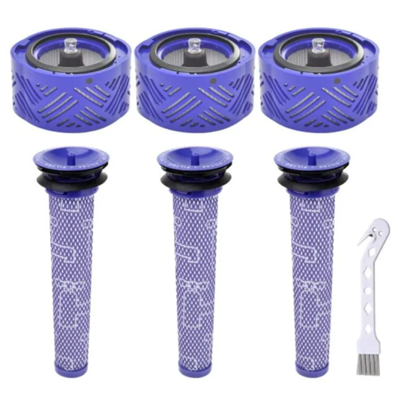Kit Filtro Hepa Pre E Post-Motore Per Parti Di Aspirapolvere Dyson V6 Dc59 Misura Parte Dy-96674101 E Dy-96566101