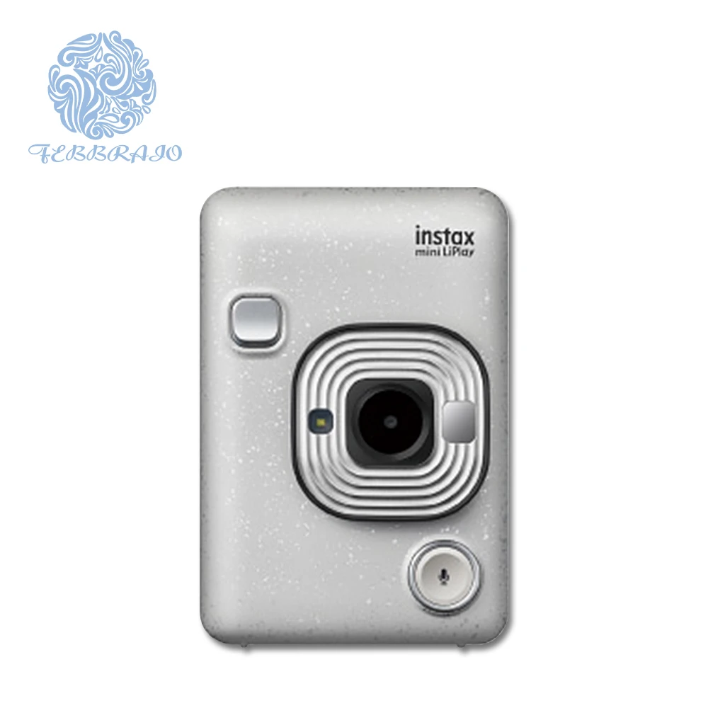 Fujifilm Instax Mini Liplay Hybrid Instant Camera Con Funzione Di Stampa Fotografica-Stone White
