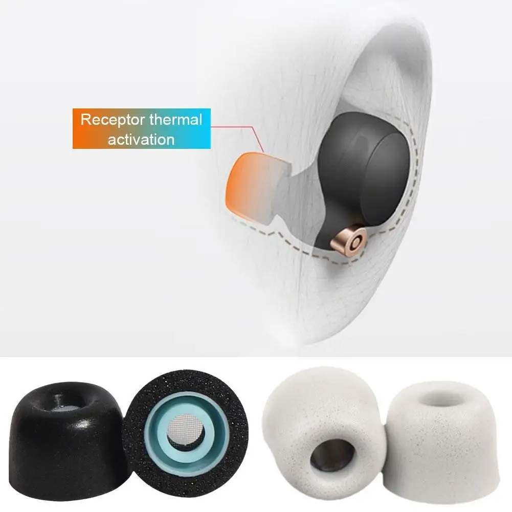 Suggerimenti Per Le Orecchie In Memory Foam Per Sony Wf-1000Xm5 Wf-1000Xm4 Wf-1000Xm3 Auricolari Per Oneplus Buds Z Auricolari Suggerimenti Riduzione 